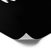 Erzählen Sie immer den Zelt-Funny Dental Puff Dark Poster (Ecke)