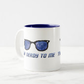 Erzählen Sie Nerdy mit mir Tasse der Raumfahrtstar (Vorderseite Links)