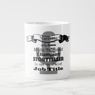 Erzähler Job Titel Tasse - schwarz