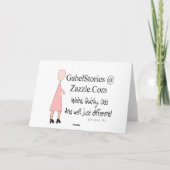 Erzählkunst des übermüdeten Lehrers "besessen von Karte (Rückseite)