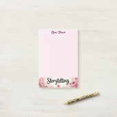 Erzählrosa Armschreiber-Desktop Post-it Klebezettel (Auf Schreibtisch)