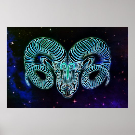 erzählt das Widder-Zodiakposter Poster (Vorne)