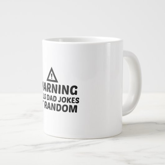 ERZÄHLT VATER IM RANDOM Jumbo-Tasse (Vorderseite Rechts)