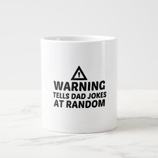 ERZÄHLT VATER IM RANDOM Jumbo-Tasse (Vorderseite)