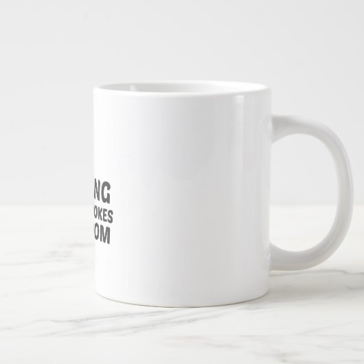 ERZÄHLT VATER IM RANDOM Jumbo-Tasse (Rechts)