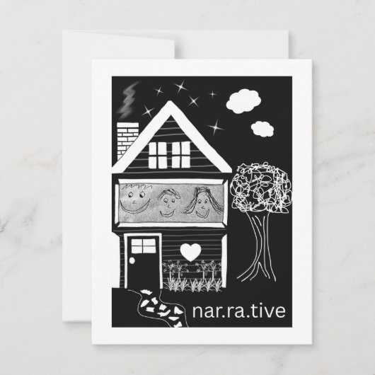 Erzählung Feiertagskarte (Vorderseite)