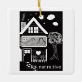 Erzählung Keramikornament (Vorderseite)