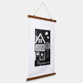 Erzählung Wandteppich Mit Holzrahmen (Gewinkelt)