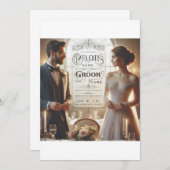 Erzaubernde Momente: Eine Nacht zum Erinnern" Einladung (Vorne/Hinten)