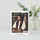 Erzbischof Canterbury von Hans Holbein dem Jüngere Postkarte (Stehend Vorderseite)