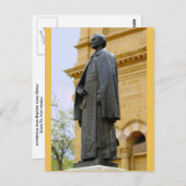 Erzbischof Jean-Baptiste Lamy Statue Postkarte (Vorne/Hinten)