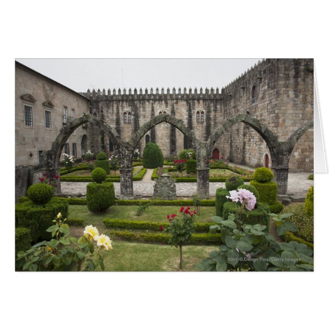 Erzbischof Palace Of Braga mit Garten (Vorderseite (Horizontal))
