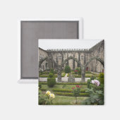 Erzbischof Palast Braga mit Garten Magnet (Vorderseite/Rückseite)