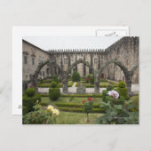 Erzbischof Palast Braga mit Garten Postkarte (Vorne/Hinten)
