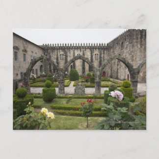 Erzbischof Palast Braga mit Garten Postkarte