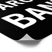 Erzbischof von Banterbury Banter Merchant Geschenk Poster (Ecke)