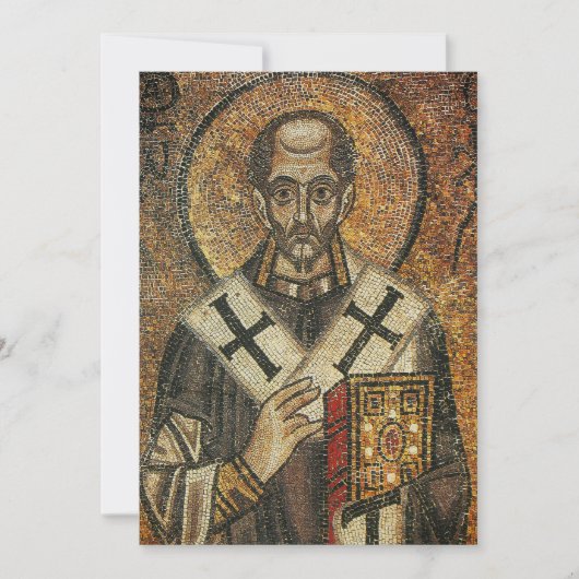 Erzbischof von Konstantinopel Dankeskarte (Vorderseite)