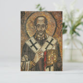 Erzbischof von Konstantinopel Dankeskarte (Stehend Vorderseite)