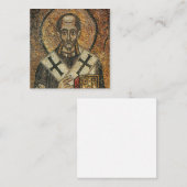 Erzbischof von Konstantinopel Quadratische Visitenkarte (Vorne/Hinten)