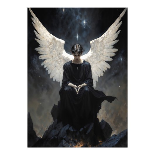 Erzengel Azrael, Fotodruck (Vorne)