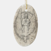 Erzengel Azrael Verzierung Keramik Ornament (Rechts)