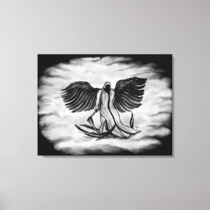 Erzengel, Engel Uriel Leinwanddruck