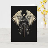 Erzengel Gabriel Christlicher Engel Katholischer K Karte (Gelbe Blume)