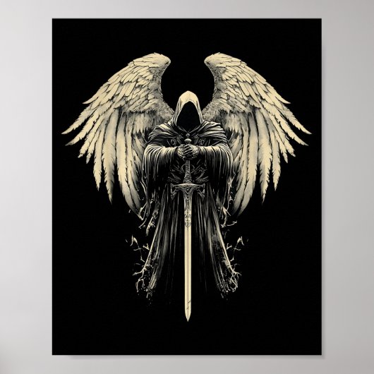 Erzengel Gabriel Christlicher Engel Katholischer K Poster (Vorne)