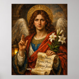 Erzengel Gabriel Kunstprint Poster