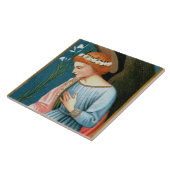 Erzengel Gabriel, Lippi-Verkündung (Detail) Fliese (Seite)