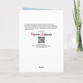 Erzengel Gabriel, Lippi-Verkündung (Detail) Karte (Rückseite)