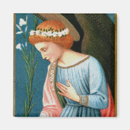 Erzengel Gabriel, Lippi-Verkündung (Detail) Magnet