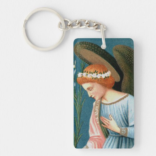 Erzengel Gabriel, Lippi-Verkündung (Detail) Schlüsselanhänger (Vorderseite)