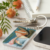 Erzengel Gabriel, Lippi-Verkündung (Detail) Schlüsselanhänger (Vorderseite rechts)