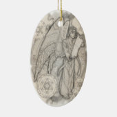 Erzengel Metatron Verzierung Keramik Ornament (Rechts)