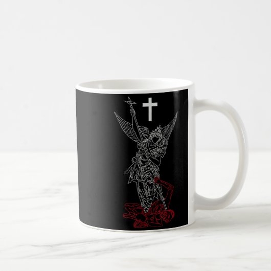 Erzengel Michael besiegt Satan Kaffeetasse (Rechts)
