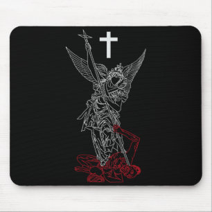 Erzengel Michael besiegt Satan Mousepad