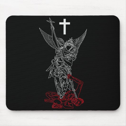 Erzengel Michael besiegt Satan Mousepad (Vorne)