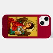 Erzengel Michael Case-Mate iPhone Hülle (Rückseite (Horizontal))