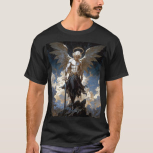 Erzengel Michael Fantasy-Illustration T-Shirt