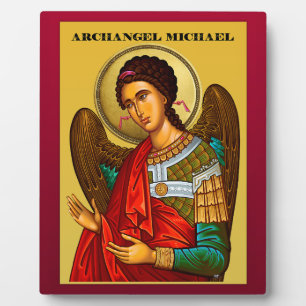 Erzengel Michael Fotoplatte