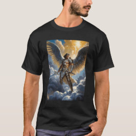 Erzengel Michael, Goldener Krieger des Himmels T-Shirt