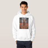 Erzengel Michael – gotische Engelsstatue  Hoodie (Vorne ganz)