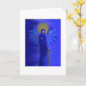 Erzengel Michael - göttlicher Schutz Karte (Gelbe Blume)