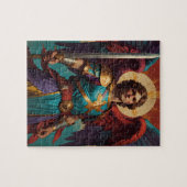 Erzengel Michael Katholisches Puzzle (Horizontal)