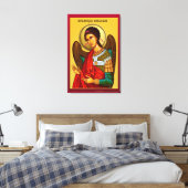 Erzengel Michael Leinwanddruck (Insitu (Schlafzimmer))