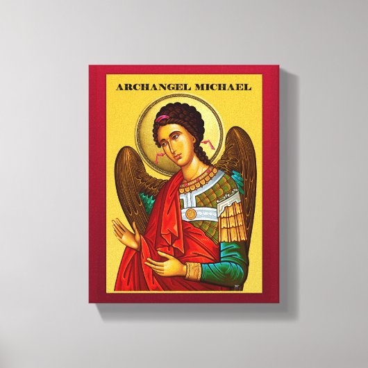 Erzengel Michael Leinwanddruck (Vorderseite)