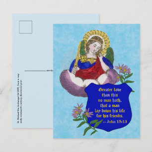 Erzengel Michael (M 009) Postkarte