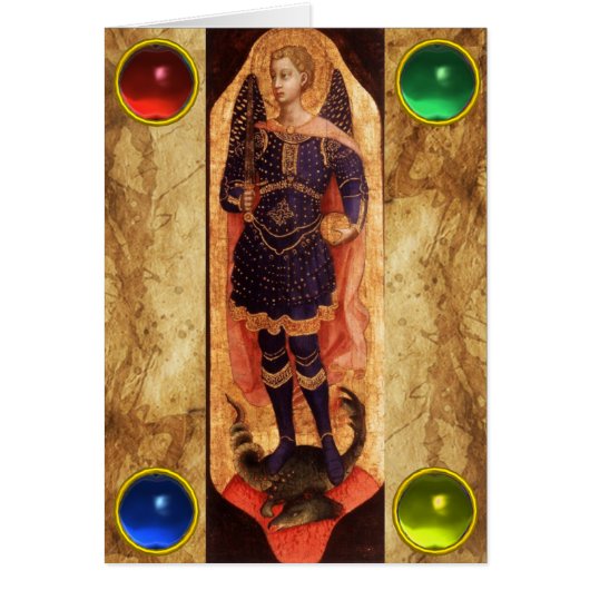 ERZENGEL MICHAEL MIT DRACHEN  Gebet (Vorne)