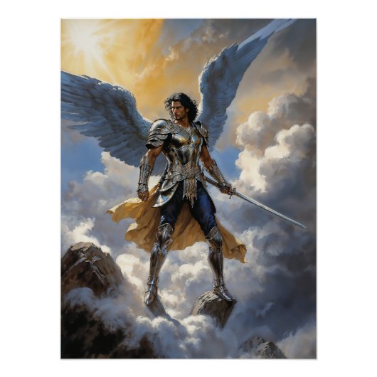Erzengel Michael Poster (Vorderseite)